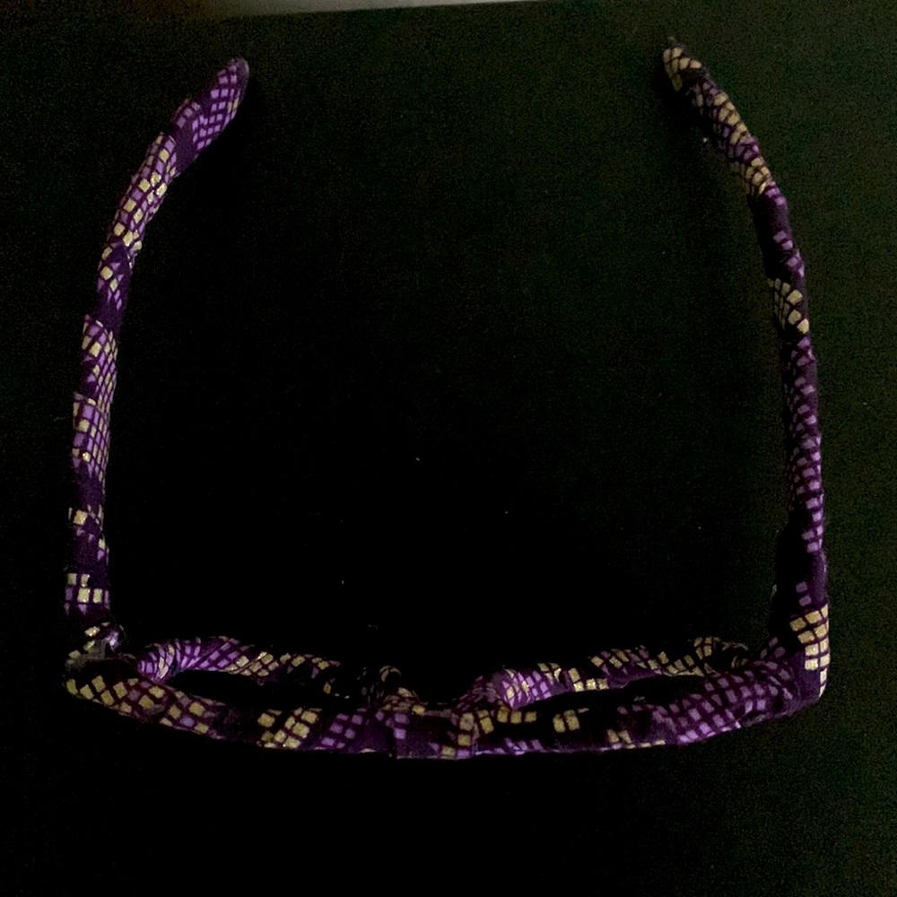 Purple One Size Fabric Covered Lenseless Frame - Picture 5 of 5